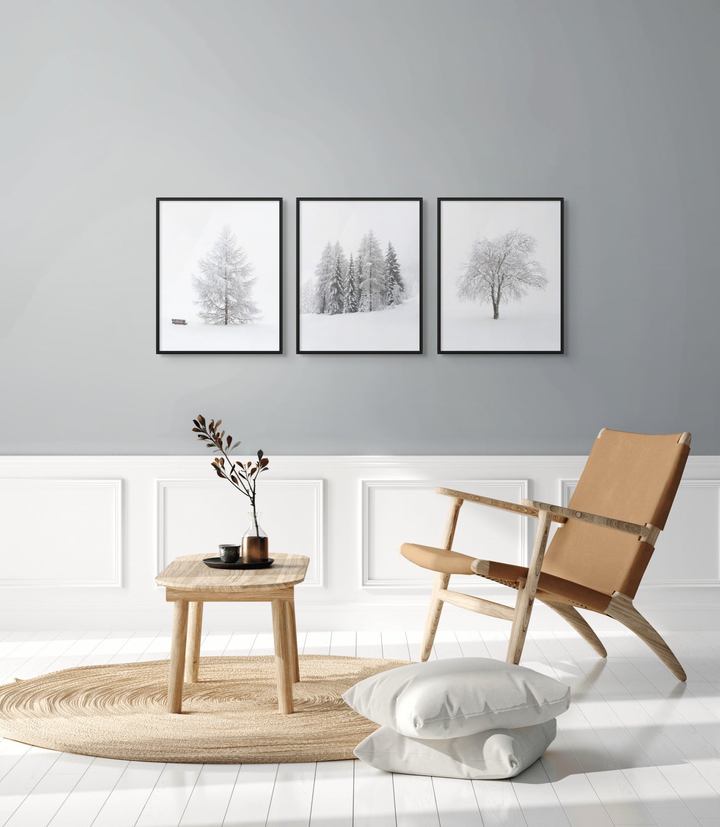 Triptych of Suspended Time